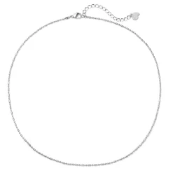 Filigrane Ketten | Hey Happiness Stab und Kugel Kette in Silber Silver