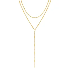 Lariat Necklaces | Filigrane Ketten | Hey Happiness Starburst Y Kette Doppelreihig