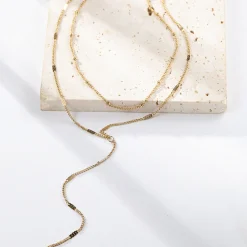 Lariat Necklaces | Filigrane Ketten | Hey Happiness Starburst Y Kette Doppelreihig