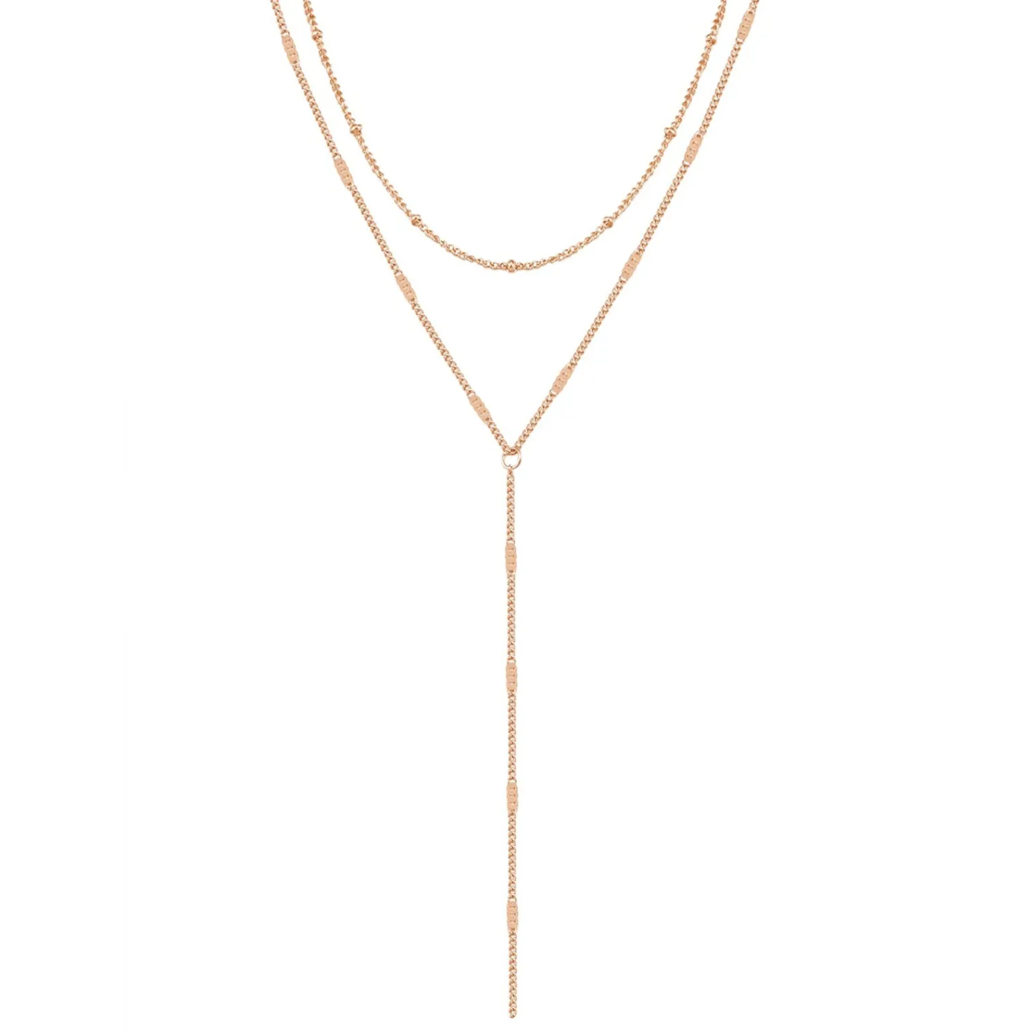 Lariat Necklaces | Filigrane Ketten | Hey Happiness Starburst Y Kette Doppelreihig