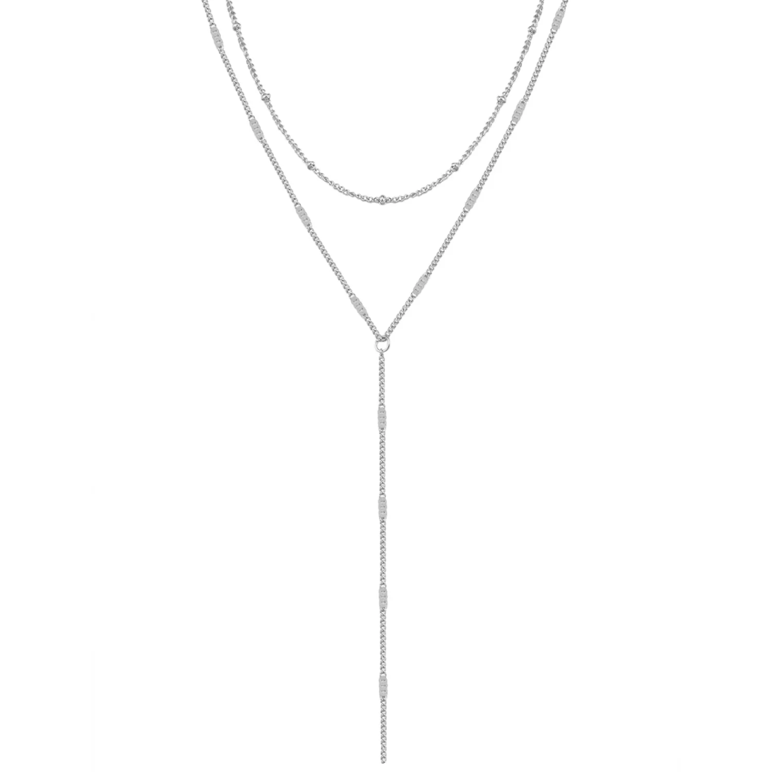 Lariat Necklaces | Filigrane Ketten | Hey Happiness Starburst Y Kette Doppelreihig