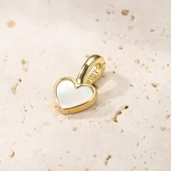 Anhänger | Hey Happiness Sterlingsilber Herz Anhänger zum Anklipsen