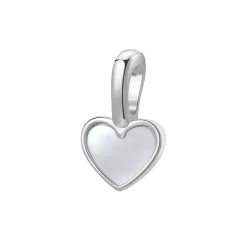 Anhänger | Hey Happiness Sterlingsilber Herz Anhänger zum Anklipsen