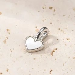Anhänger | Hey Happiness Sterlingsilber Herz Anhänger zum Anklipsen