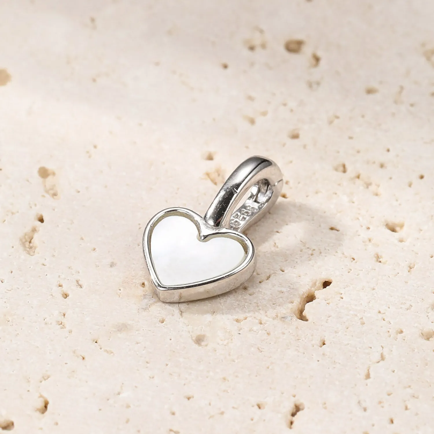 Anhänger | Hey Happiness Sterlingsilber Herz Anhänger zum Anklipsen