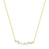 Perlenketten | Filigrane Ketten | Hey Happiness Sterlingsilber Kette mit Perlen und Zirkonia