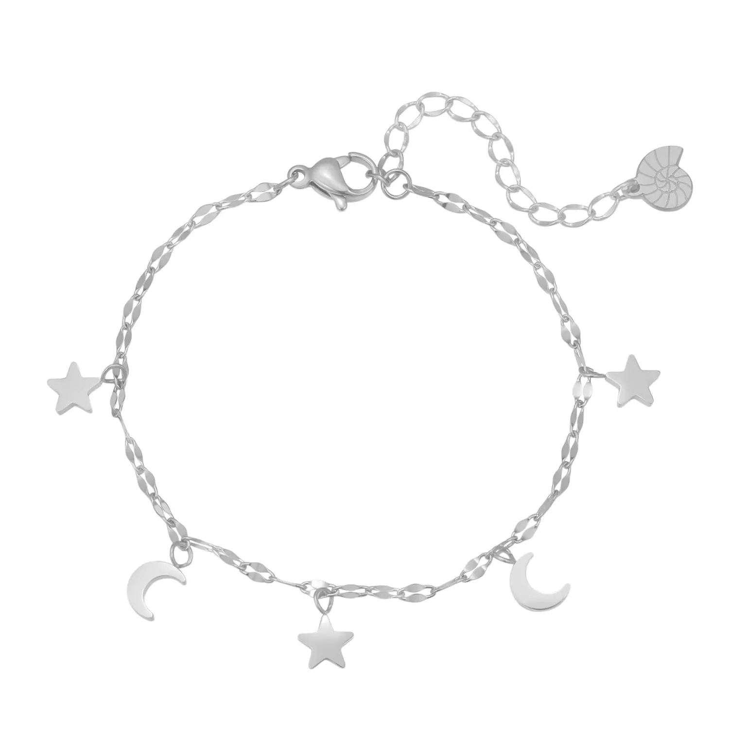 Charm Armbänder | Hey Happiness Stern und Mond Armband Wasserfest