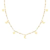Choker Ketten | Hey Happiness Stern und Mond Choker Wasserfest