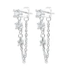 Ohrstecker | Hey Happiness Sternenstaub Ohrstecker im Kettendesign aus Sterlingsilber Silver