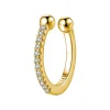Ear Cuffs | Ohrstecker | Hey Happiness Strass Ear Cuff Ohrring Sterlingsilber in Gold