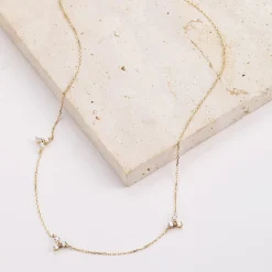 Filigrane Ketten | Hey Happiness Trinität Kette aus 14K Gold