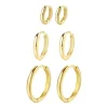Earring Stack Sets | Ohrstecker | Hey Happiness Trio Creolen Set Sterlingsilber