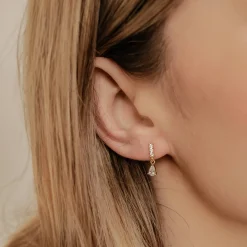 Ohrstecker | Hey Happiness Tropfen Zirkonia Stab Ohrringe Sterlingsilber