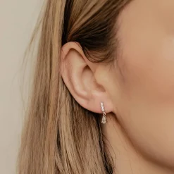 Ohrstecker | Hey Happiness Tropfen Zirkonia Stab Ohrringe Sterlingsilber