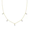 Filigrane Ketten | Hey Happiness Unersetzliche Perle Kette aus 585 Gold