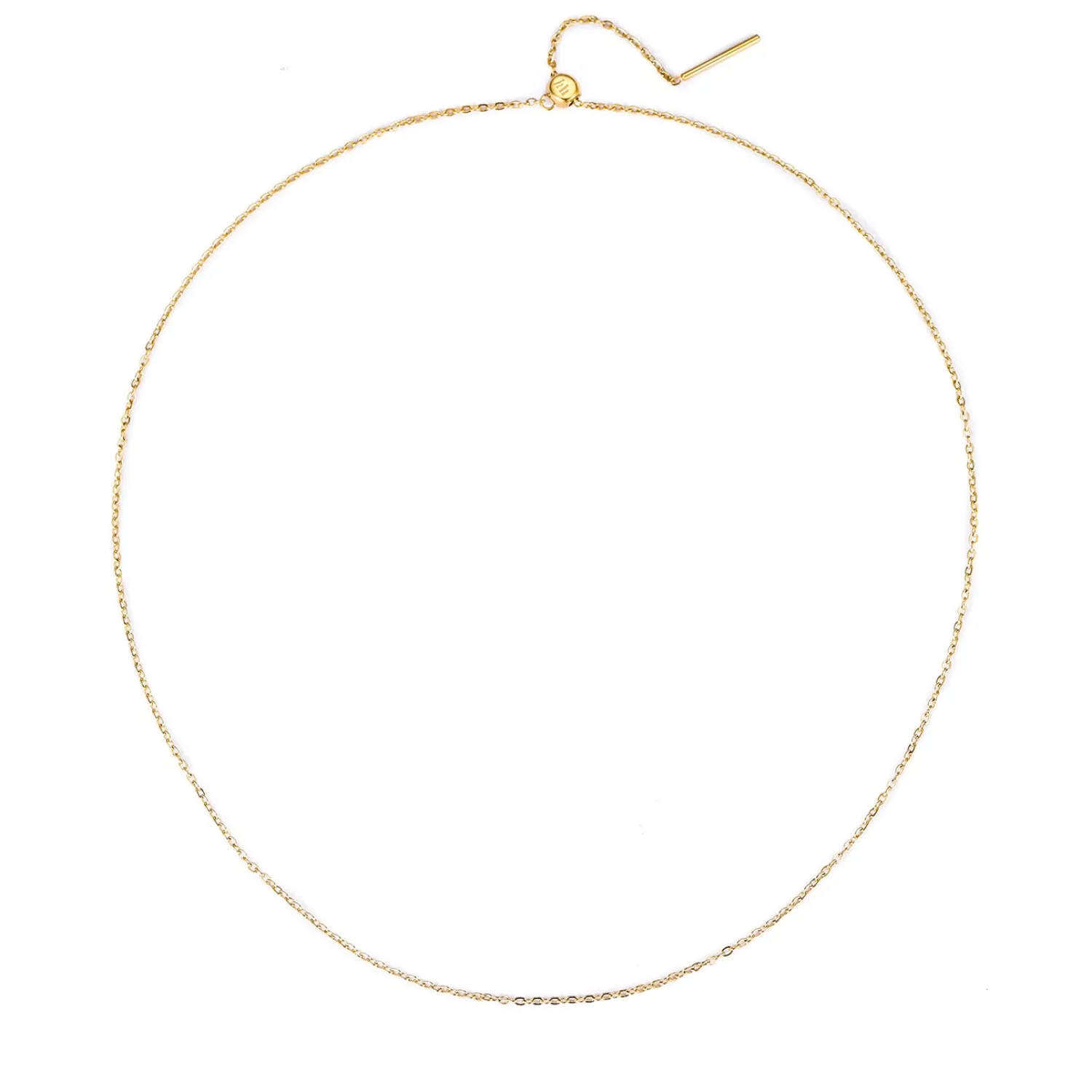 Lariat Necklaces | Filigrane Ketten | Hey Happiness Unisex Damen Herren Kabelkette Gold