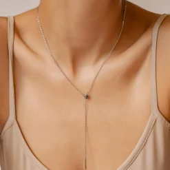 Lariat Necklaces | Filigrane Ketten | Hey Happiness Unisex Damen Herren Kabelkette Gold