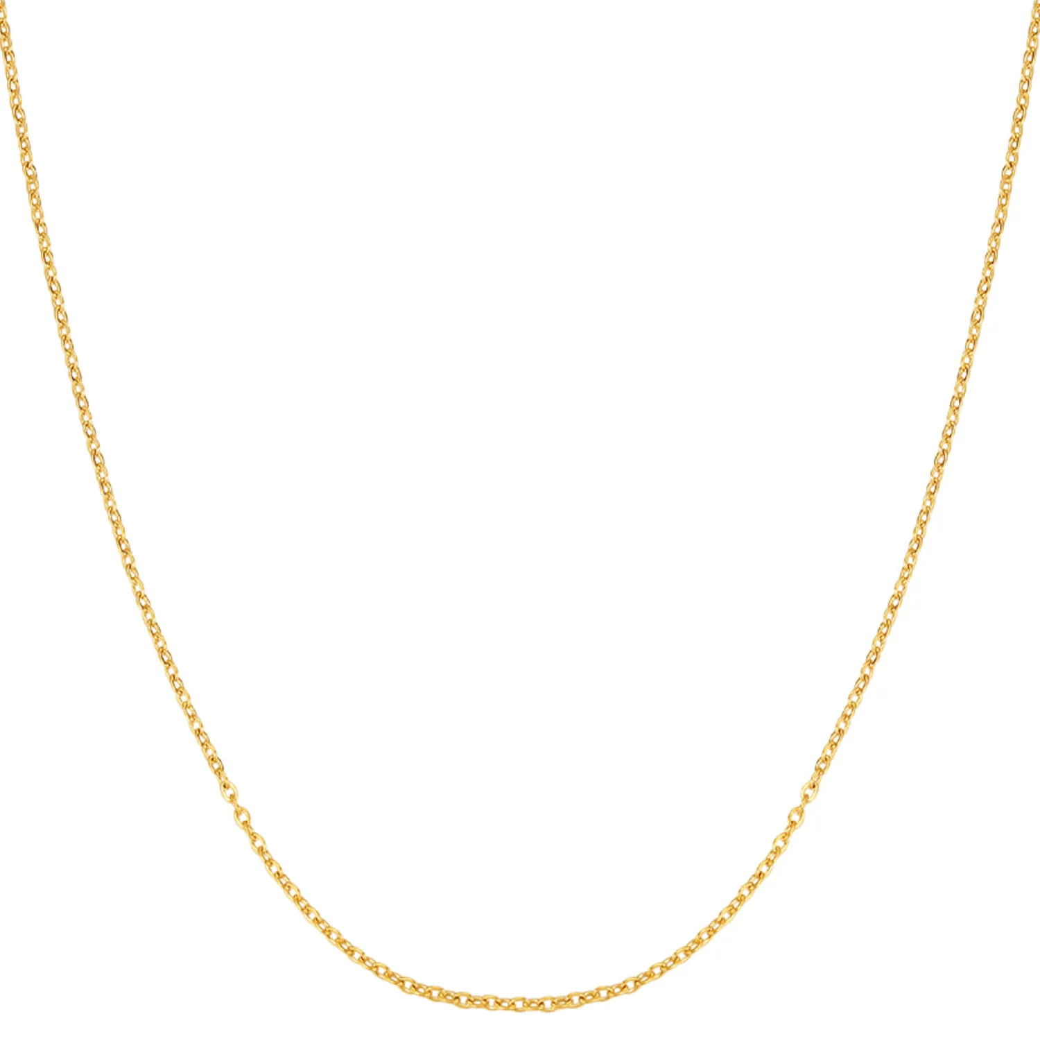 Lariat Necklaces | Filigrane Ketten | Hey Happiness Unisex Damen Herren Kabelkette Gold