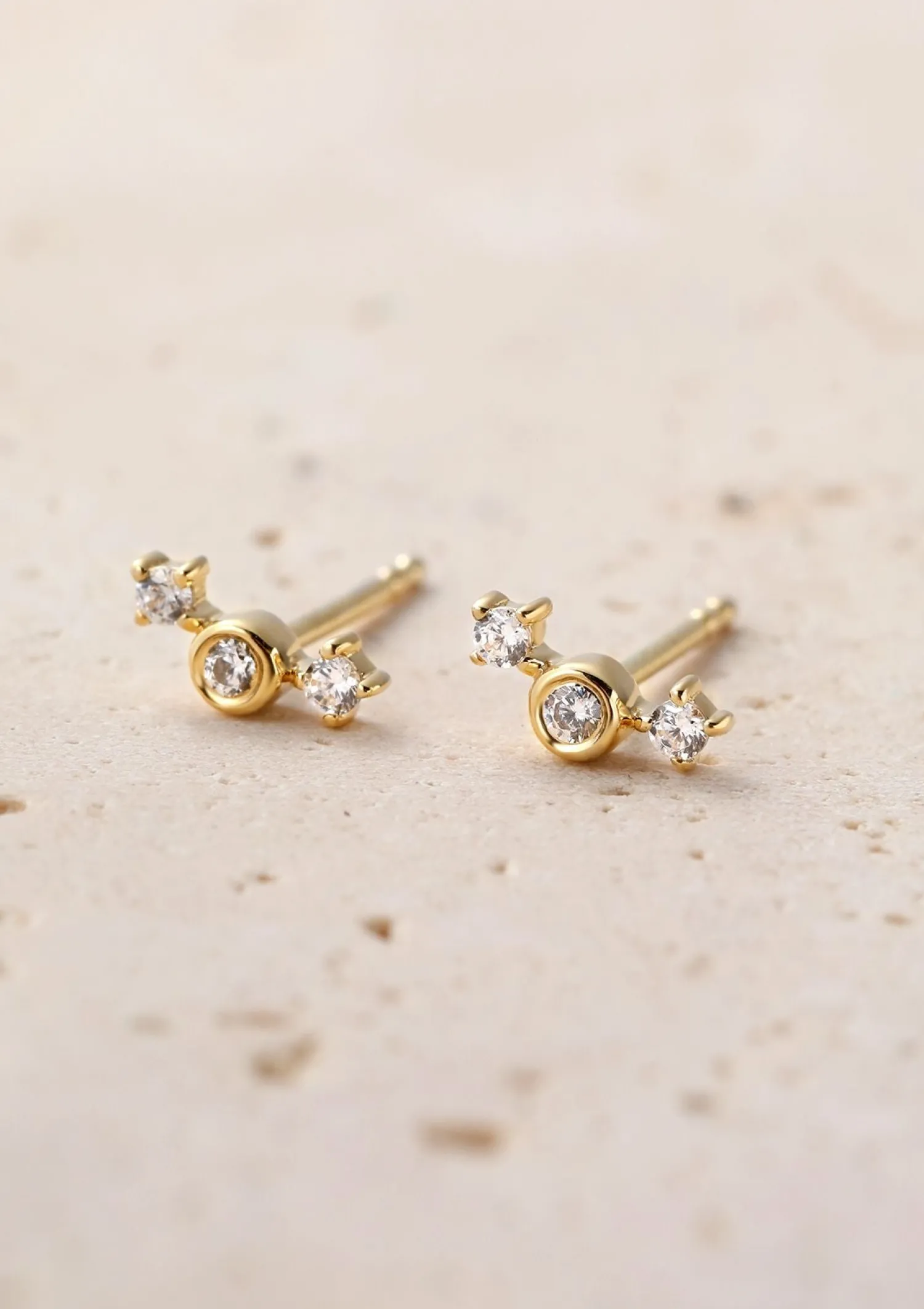 Ohrstecker | Hey Happiness Vereinigung Ohrstecker 9 Karat Gold