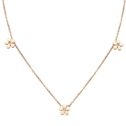 Necklace Sets | Filigrane Ketten | Hey Happiness Vergissmeinnicht Charm Kette in Roségold Rose Gold