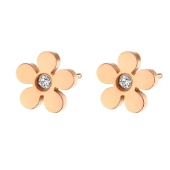 Ohrstecker | Hey Happiness Vergissmeinnicht Ohrstecker in Rosegold Rose Gold