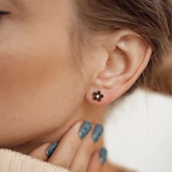 Ohrstecker | Hey Happiness Vergissmeinnicht Ohrstecker in Silber Silver