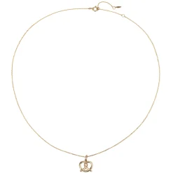 Filigrane Ketten | Hey Happiness Verspielter Brezel Anhänger aus 585 Gold