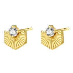 Ohrstecker | Hey Happiness Vibrance 585 Ohrstecker Gold