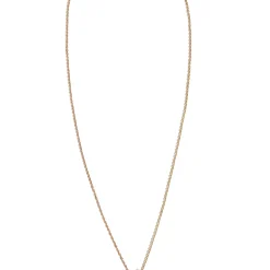 Perlenketten | Filigrane Ketten | Hey Happiness Viereck Anhänger Kette mit Knebelverschluss in Rosegold Rose Gold