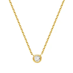 Filigrane Ketten | Hey Happiness Vollendung Diamant Halskette 14K Gold