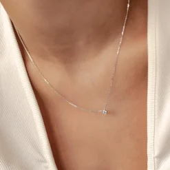 Filigrane Ketten | Hey Happiness Vollendung Diamant Halskette 14K Gold