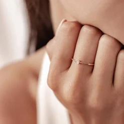 Trauringe Und Eheringe | Hey Happiness Vollendung Diamant Ring 14K Gold