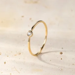 Trauringe Und Eheringe | Hey Happiness Vollendung Diamant Ring 14K Gold