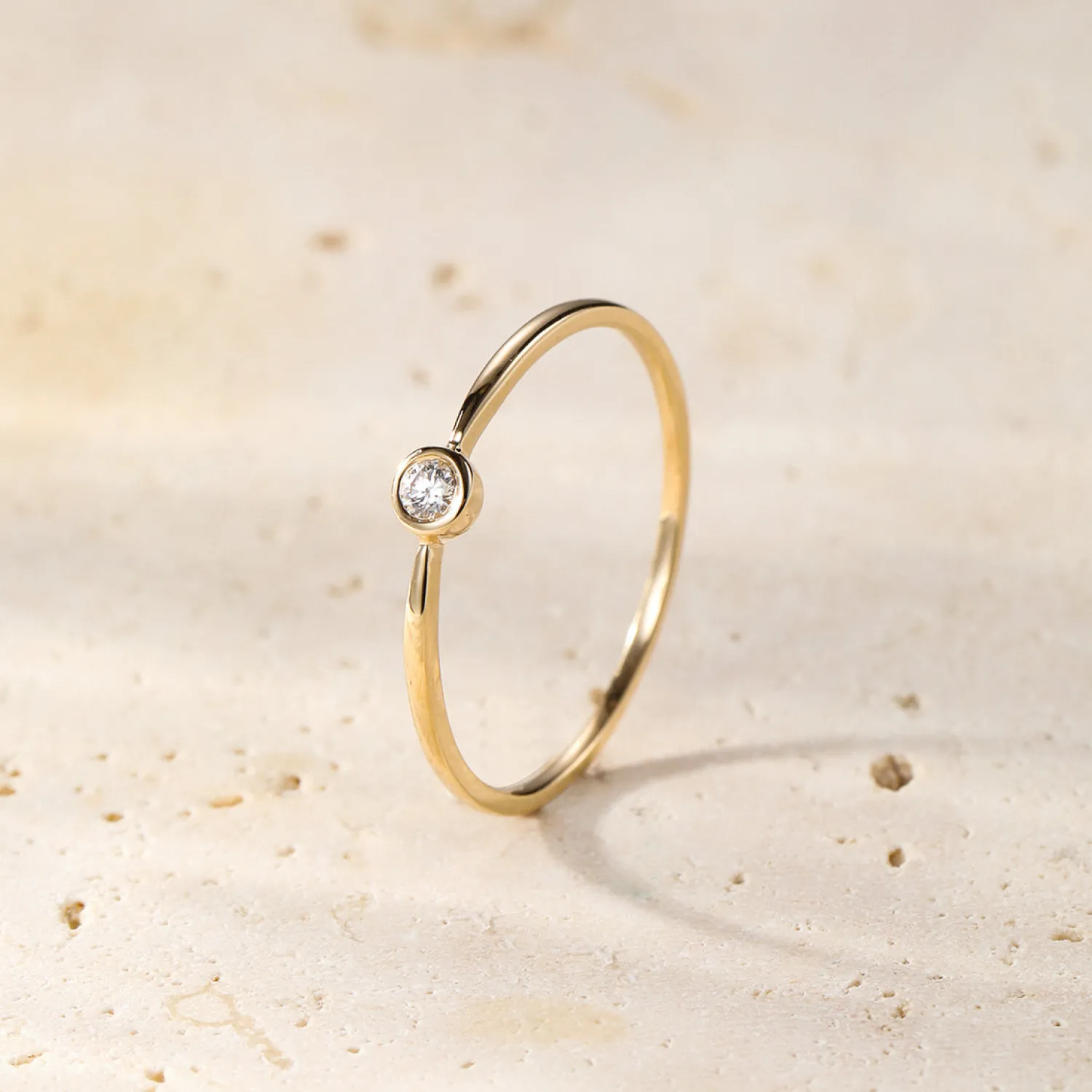 Trauringe Und Eheringe | Hey Happiness Vollendung Diamant Ring 14K Gold