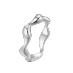 Auffällige Ringe | Hey Happiness Whirl Ring aus Edelstahl