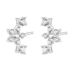 Ohrstecker | Hey Happiness Wiese Blüte Ohrstecker Sterlingsilber Silver