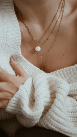 Lariat Necklaces | Filigrane Ketten | Hey Happiness Y Kette Mehrreihig farbe Gold