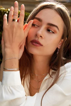 Lariat Necklaces | Filigrane Ketten | Hey Happiness Y Kette Mehrreihig Silberfarbe Silver