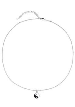 Filigrane Ketten | Hey Happiness Yin Yang Anhänger Kette Sterlingsilber Silver