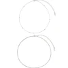 Choker Ketten | Filigrane Ketten | Hey Happiness Zarte Choker Ketten Set in Silberfarbe Silver