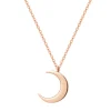 Filigrane Ketten | Hey Happiness Zarte Halbmond Kette in Rosegold Rose Gold