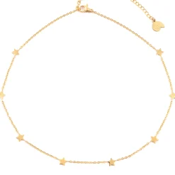 Filigrane Ketten | Hey Happiness Zarte Stern Kette in farbe Gold