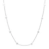 Filigrane Ketten | Hey Happiness Zarte Stern Kette in Silberfarbe Silver