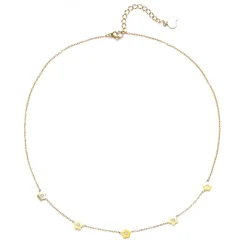 Necklace Sets | Filigrane Ketten | Hey Happiness Zierliche Blume Charm Kette in Gold