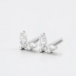 Ohrstecker | Hey Happiness Zirkon Leuchtkäfer Ohrstecker Sterlingsilber Silver