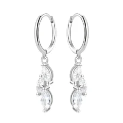 Huggie Ohrringe | Hey Happiness Zirkonia Huggie Ohrringe Sterlingsilber