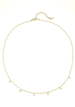 Filigrane Ketten | Hey Happiness Zirkonia Kette Sterlingsilber