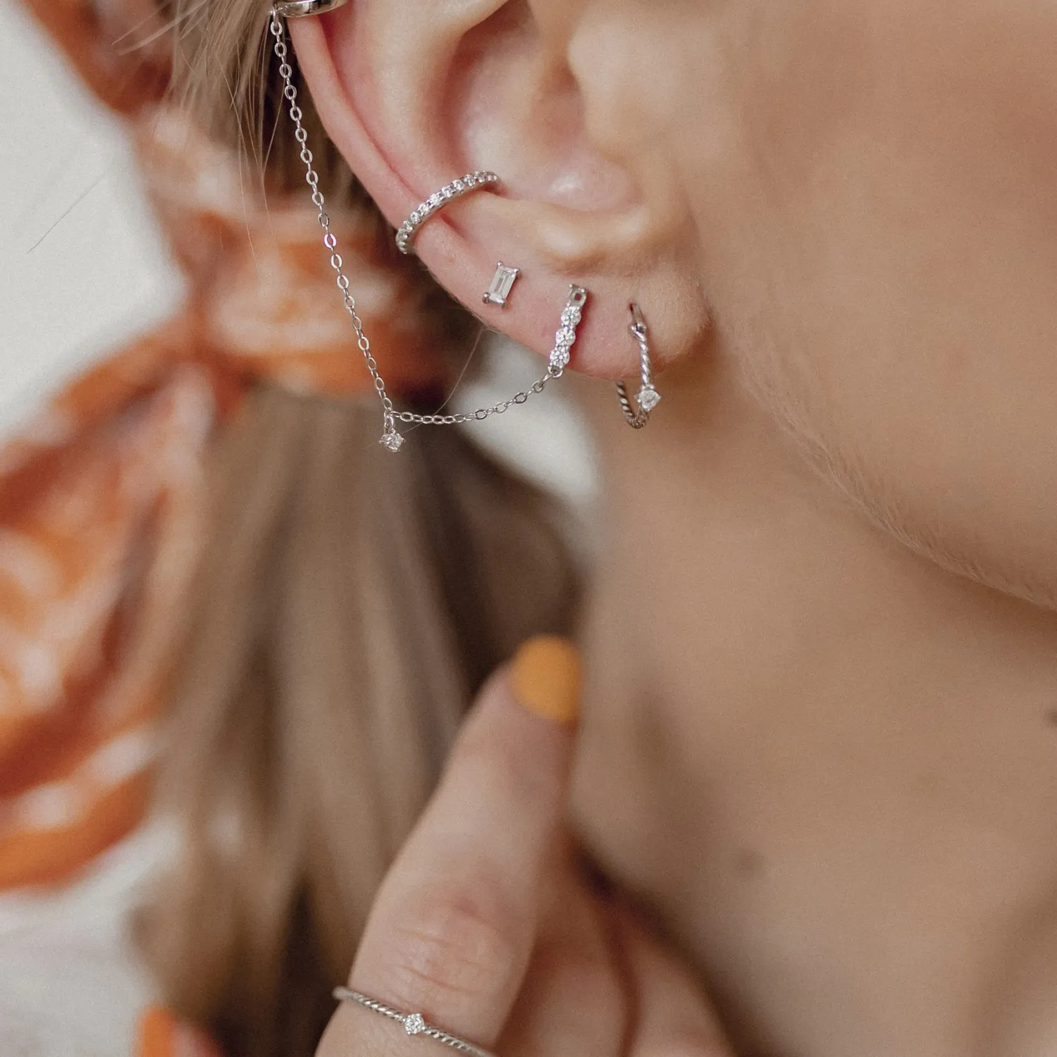 Schlichte Ringe | Hey Happiness Zirkonia Kordelring Sterlingsilber Silver