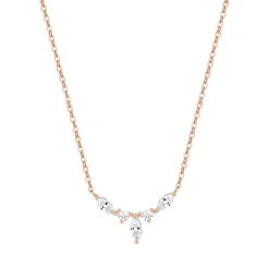Filigrane Ketten | Hey Happiness Zirkonia Krone Kette Sterlingsilber