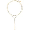 Lariat Necklaces | Filigrane Ketten | Hey Happiness Zweireihige Y-Kette wasserfest